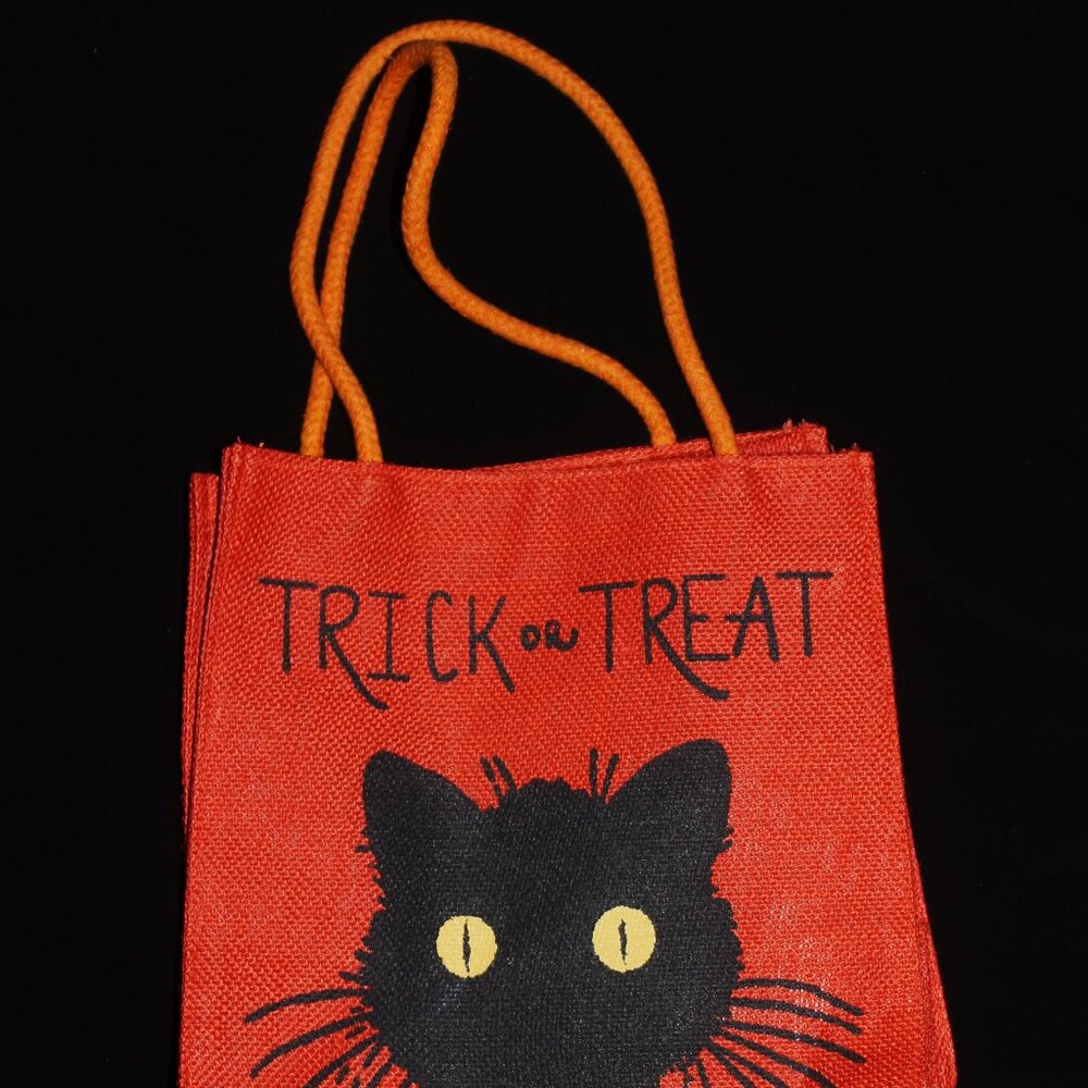 Spooky Halloween Trick Or Treat Bag | Jute Halloween Tote | Kids Halloween Bag - Picture 6 of 6